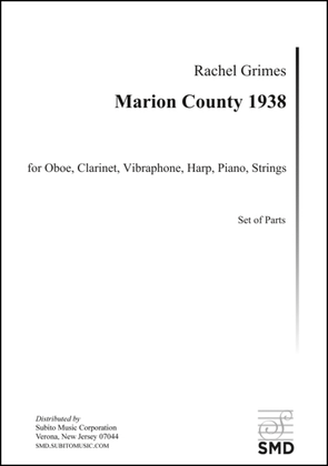 Book cover for Marion County 1938