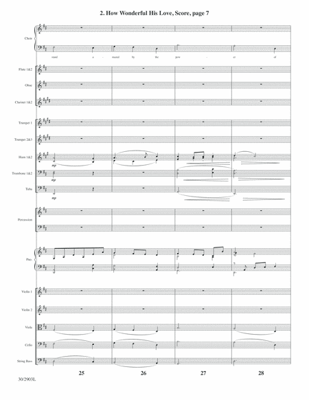 Wondrous Love - Full Orchestra Score