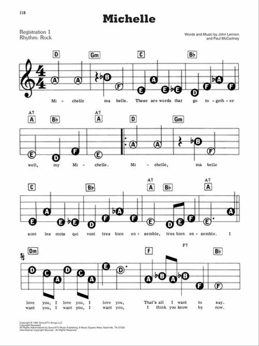 More of the Best Songs Ever – 2nd Edition Electronic Keyboard scores gallery preview page 7