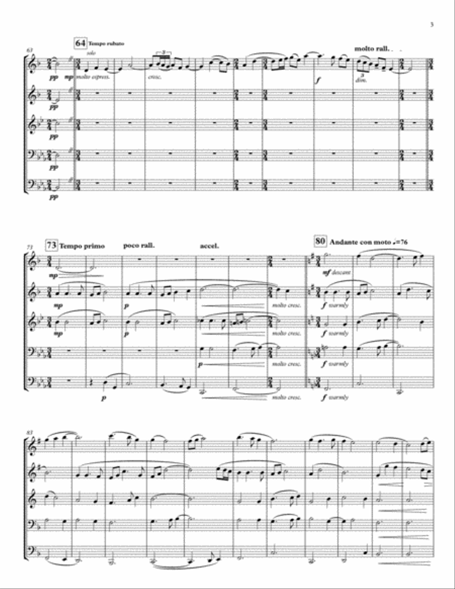In Your Hands - Brass Quintet Brass Quintet scores gallery preview page 4