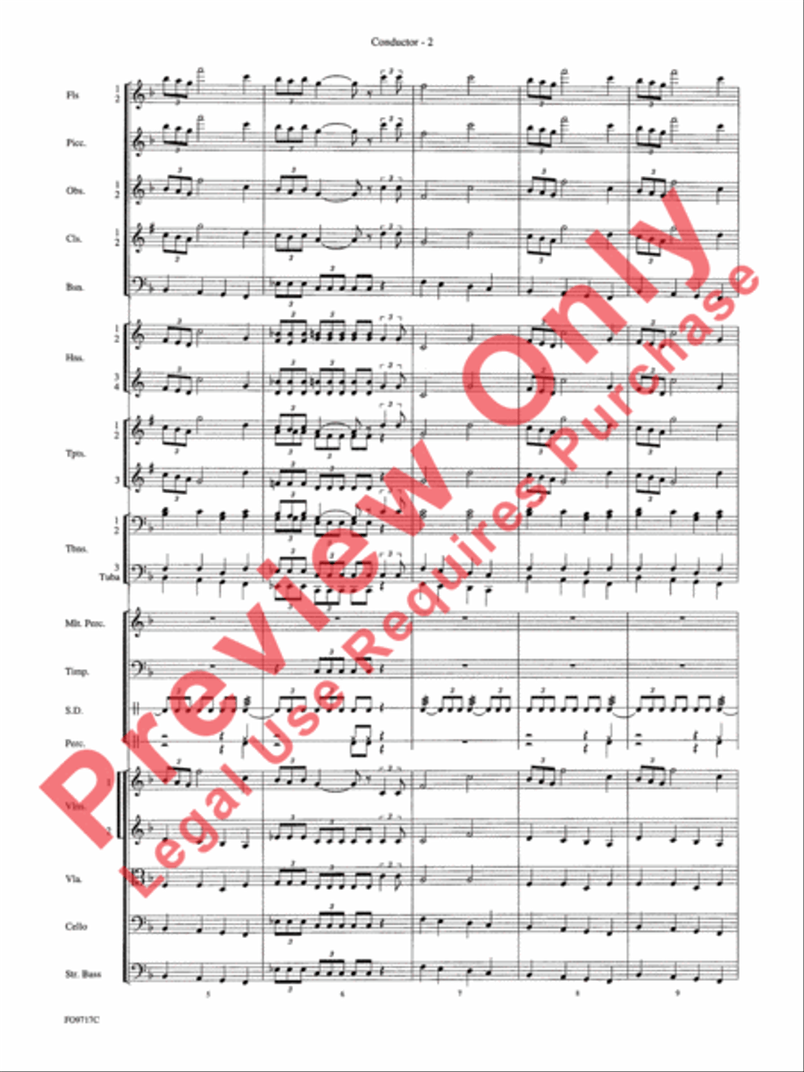Star Wars (Main Theme) Star Wars (Main Theme) Full Orchestra scores gallery preview page 4