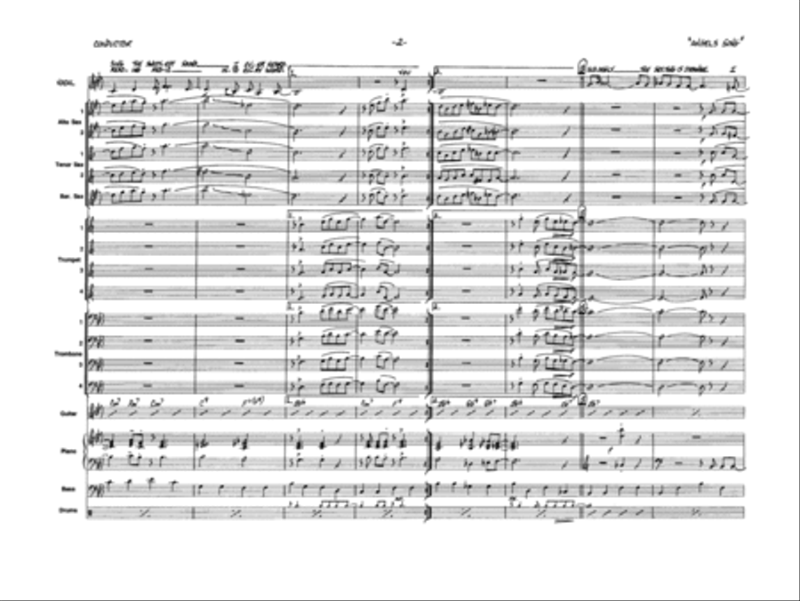 And the Angels Sing: Score Jazz Ensemble scores gallery preview page 4