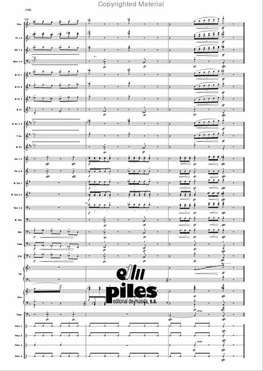 Duende Duende Concert Band scores gallery preview page 109