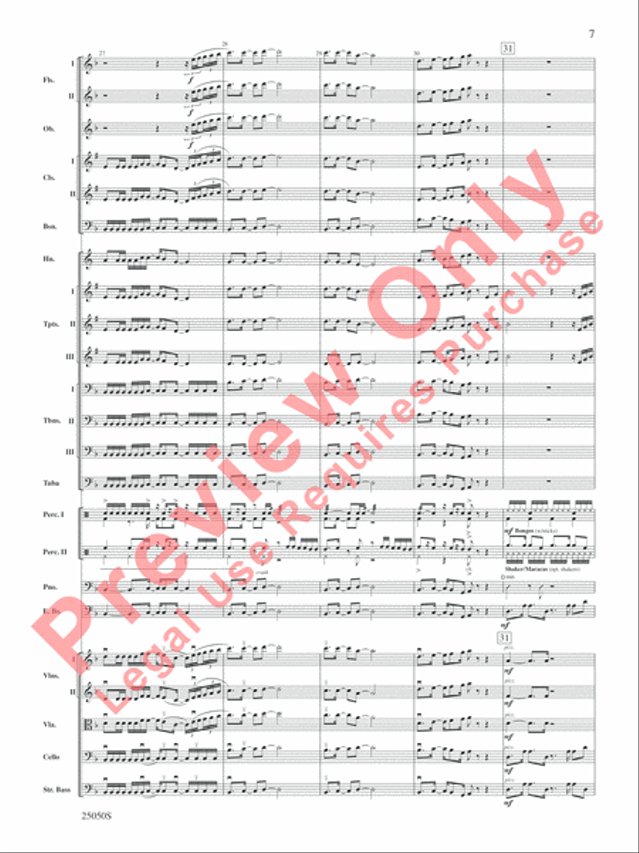 The Children of Sanchez The Children of Sanchez Full Orchestra scores gallery preview page 8