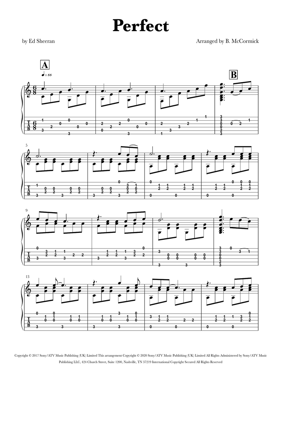 Perfect Acoustic Guitar scores gallery preview page 2