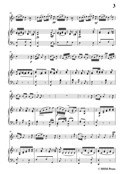 Mozart-Ridente la calma,for Violin and Piano image number null