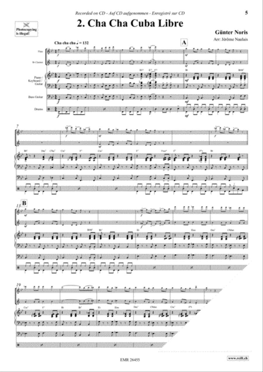 Let's Dance Volume 1 Let's Dance Volume 1 Woodwind Ensemble scores gallery preview page 4