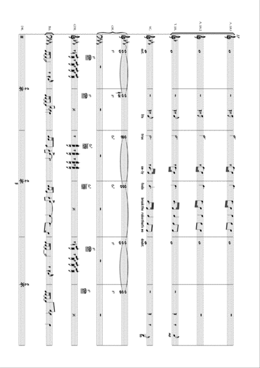 JAMAICAN EYES Small Ensemble scores gallery preview page 5