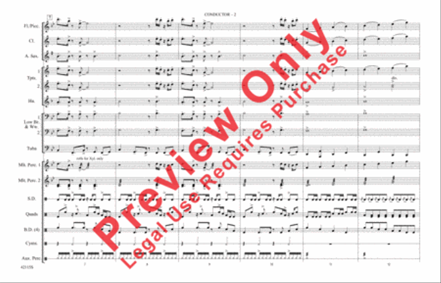 You Ought to Be Having Fun / What Is Hip? Marching Band scores gallery preview page 3