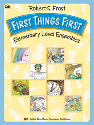 Book cover for First Things First - Viola