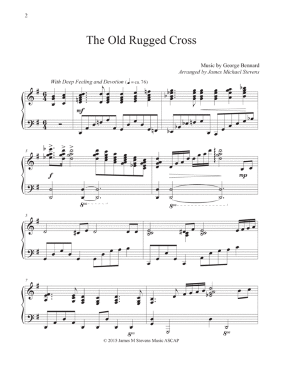 Hymn Trilogies for Piano, Vol. I Piano Solo scores gallery preview page 2