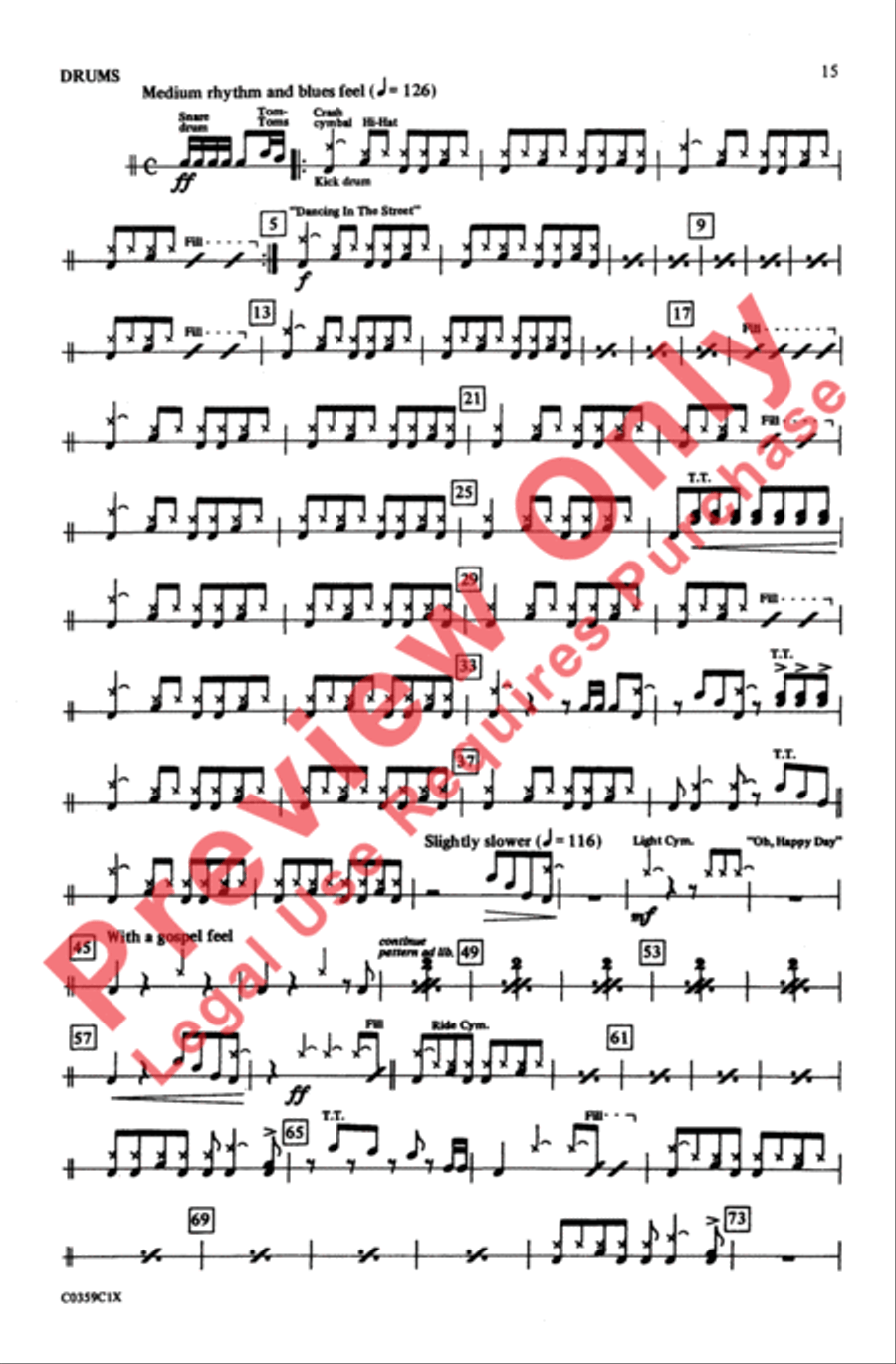Oh, Happy Day Oh, Happy Day 4-Part scores gallery preview page 15