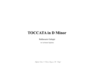 Book cover for GALUPPI - TOCCATA in D Minor - "El Buranello"