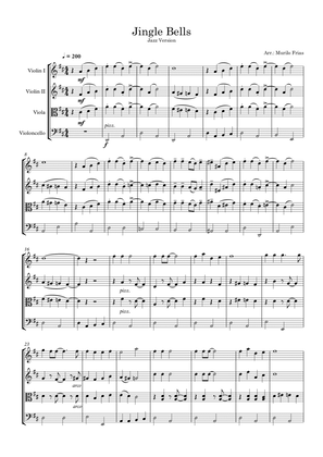 Jingle Bells - String Quartet (Jazz Version)