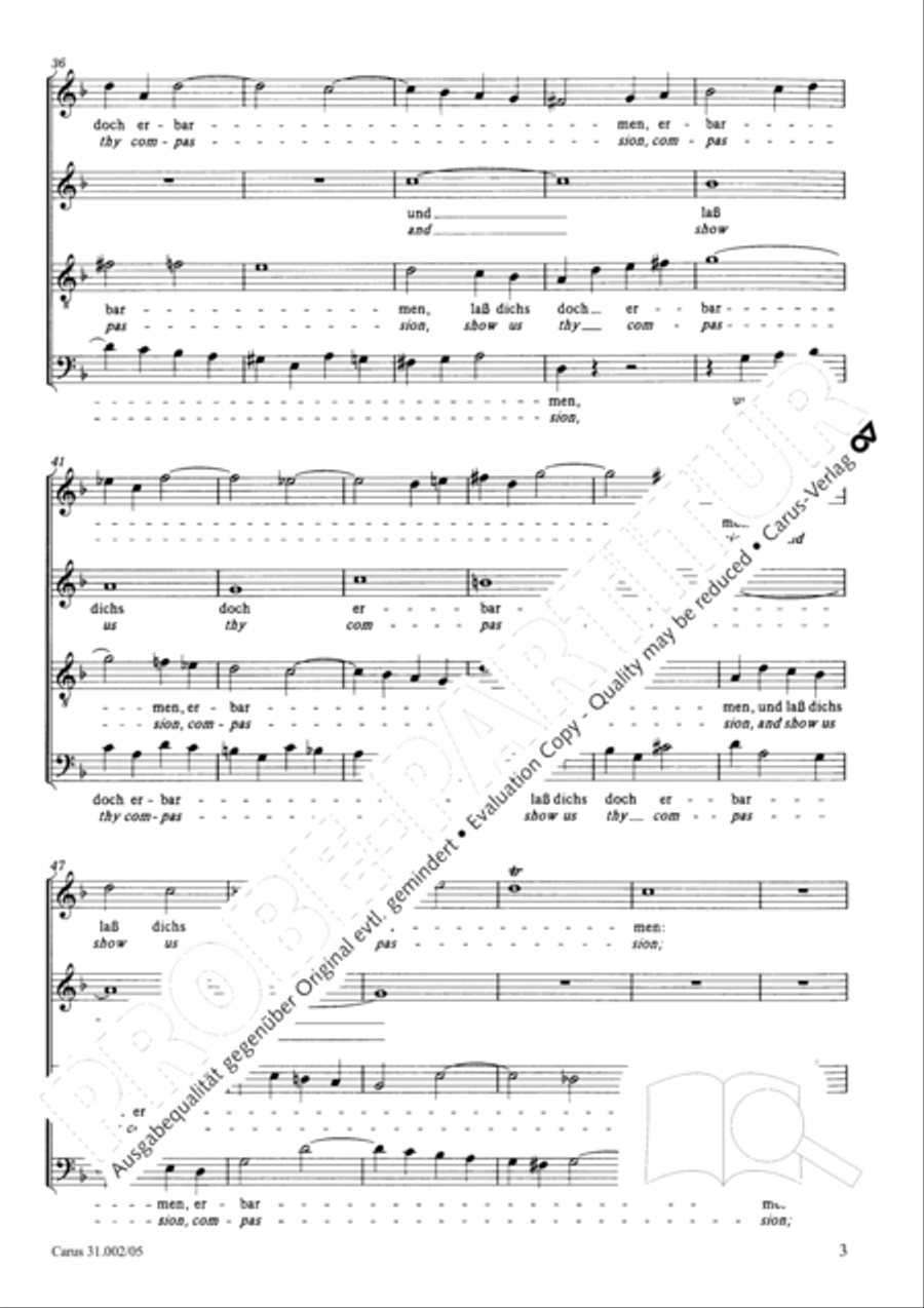O God, from heaven look on us (Ach Gott, vom Himmel sieh darein) ATB scores gallery preview page 4