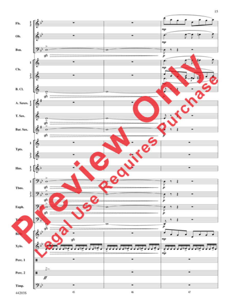Loco Motion Concert Band scores gallery preview page 7