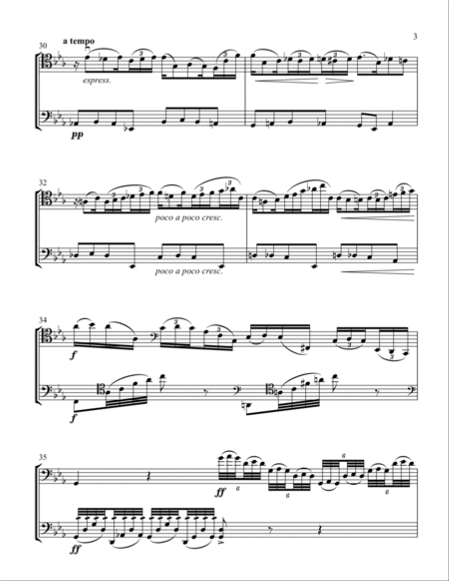 Élégie String Duet scores gallery preview page 3