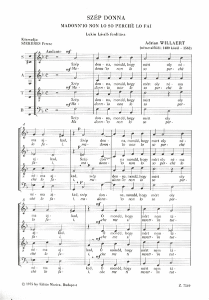 Old Masters' Mixed Choruses V22
