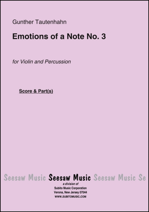 Emotions of a Note No. 3