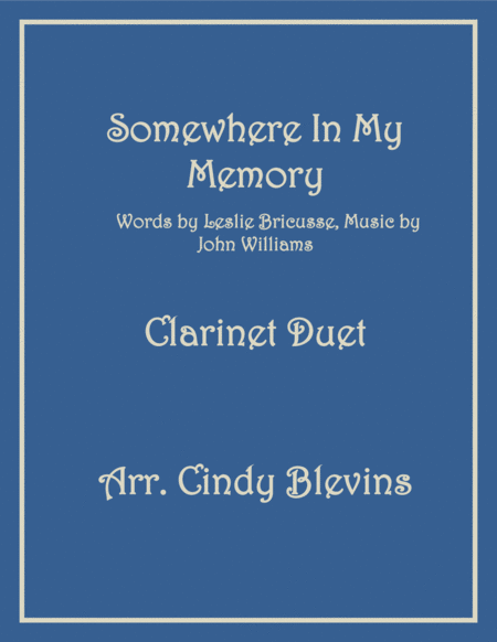 Somewhere In My Memory, for Clarinet Duet image number null