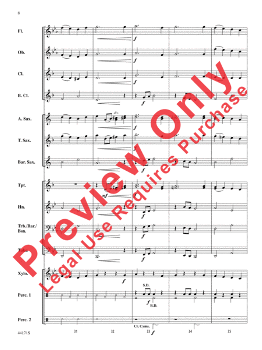 Doctor Boo! Doctor Boo! Concert Band scores gallery preview page 9