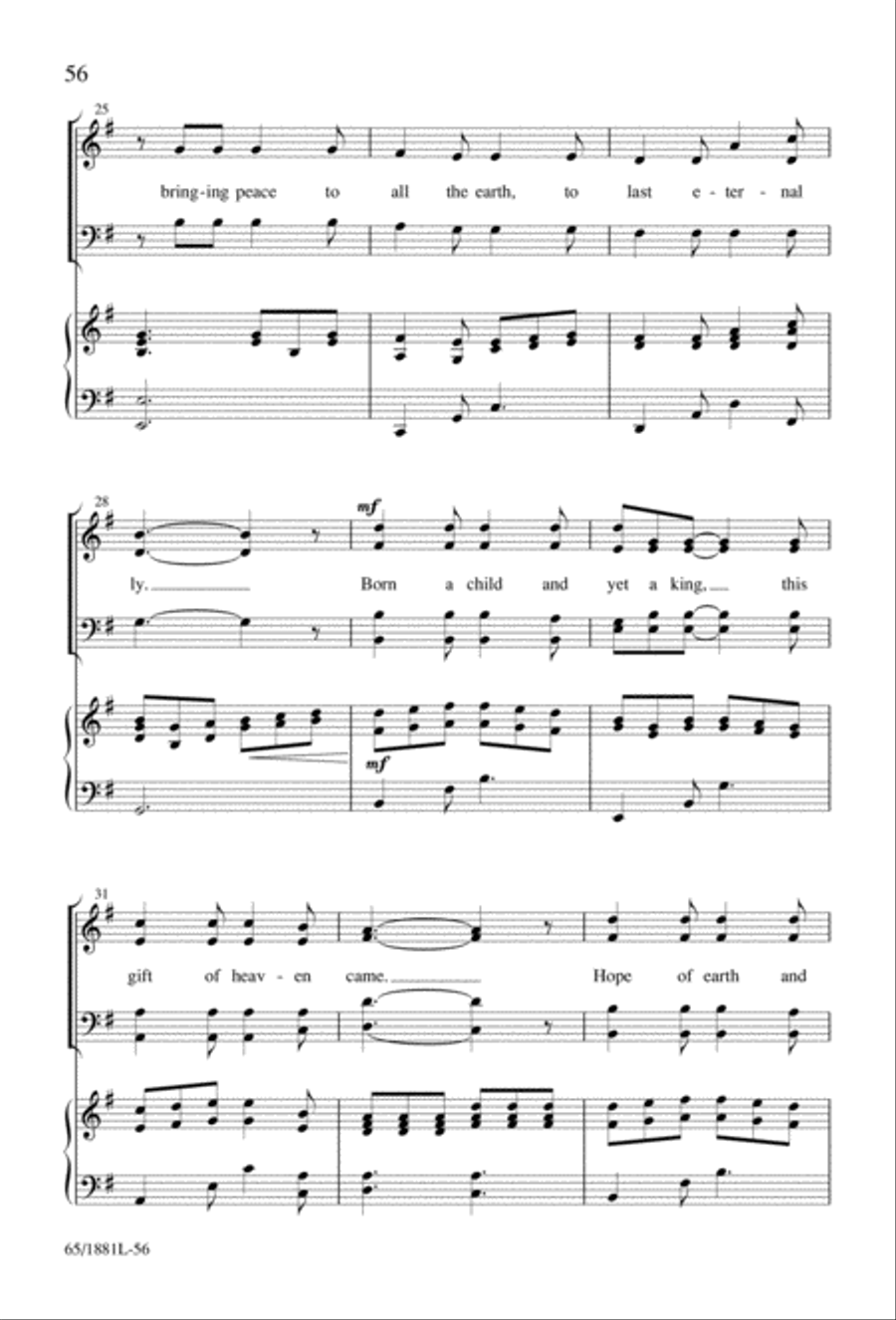 A Very Special Night A Very Special Night Unison Choir scores gallery preview page 58