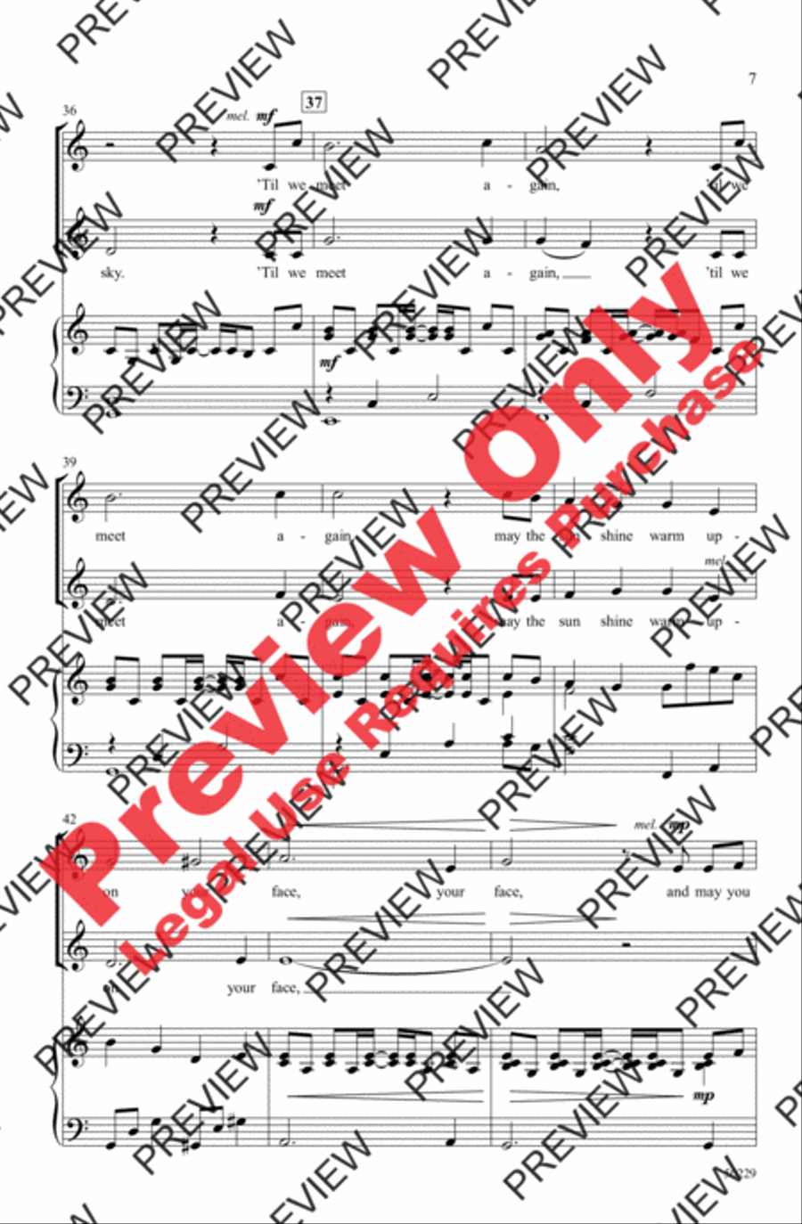 Light of Grace 2-Part scores gallery preview page 7