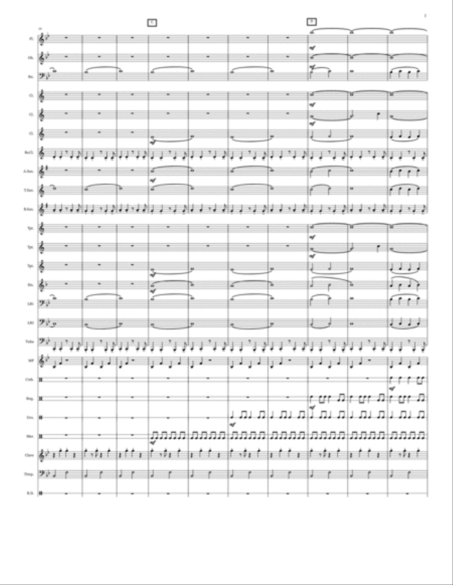 Dos Por Cinco Concert Band scores gallery preview page 4