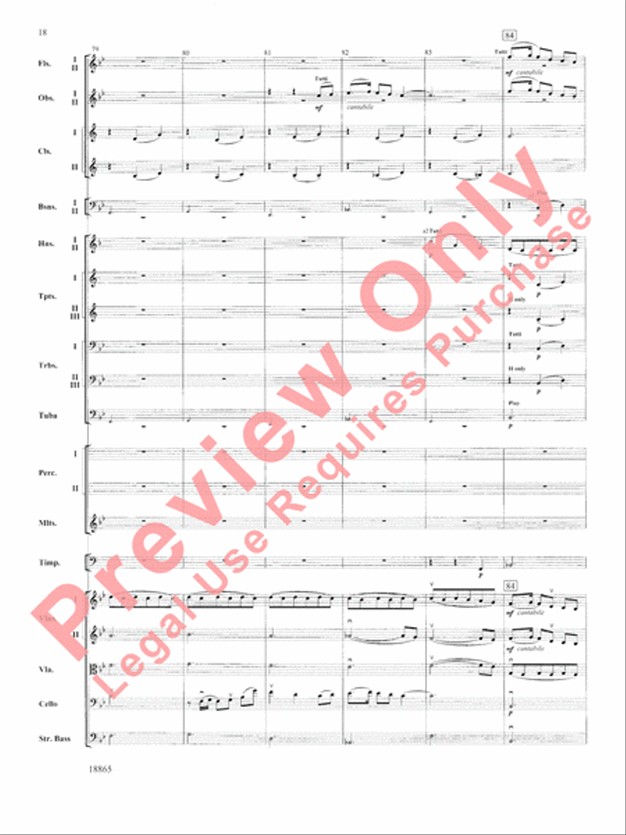 An American Rhapsody An American Rhapsody Full Orchestra scores gallery preview page 19