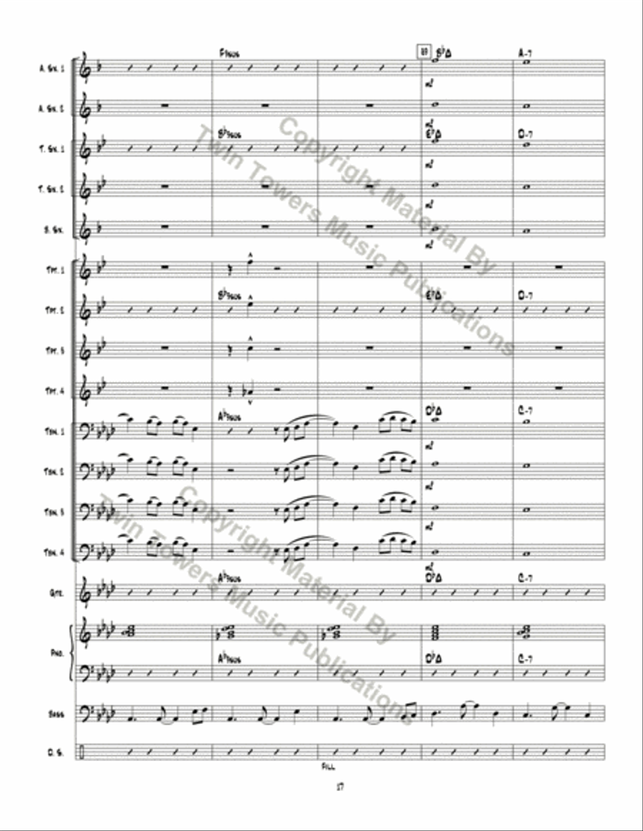 Optimistic Toasters Jazz Ensemble scores gallery preview page 18