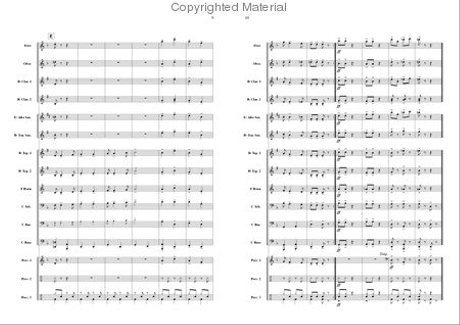 Hungarian Goulash Concert Band scores gallery preview page 5