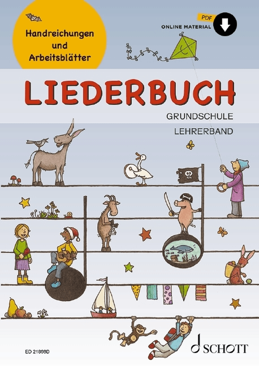 Liederbuch Grundschule-lehrerband Book and CD scores gallery preview page 1