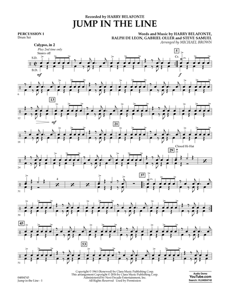 Jump in the Line - Percussion 1