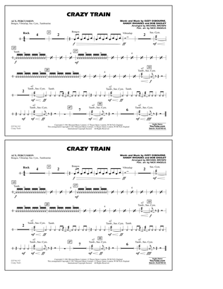 Crazy Train - Aux Percussion