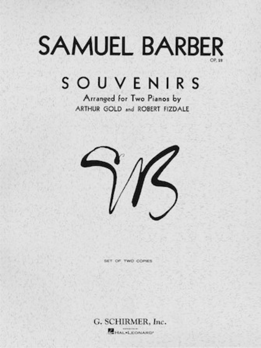 Samuel Barber: Souvenirs - Piano Duet