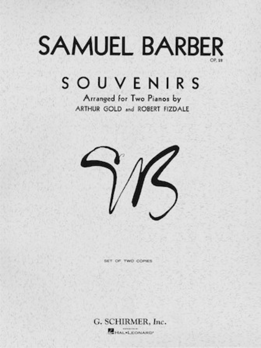 Souvenirs Piano Duet scores gallery preview page 1