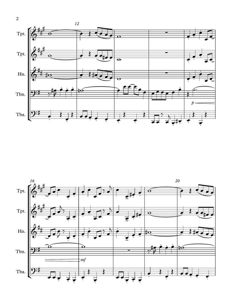 Puttin' On The Ritz Brass Ensemble scores gallery preview page 2