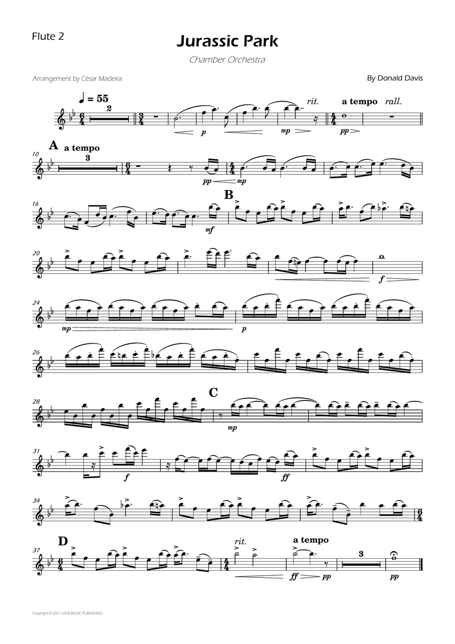 Jurassic Park Iii Large Ensemble scores gallery preview page 5