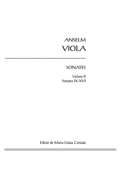 Sonates (volum II) image number null