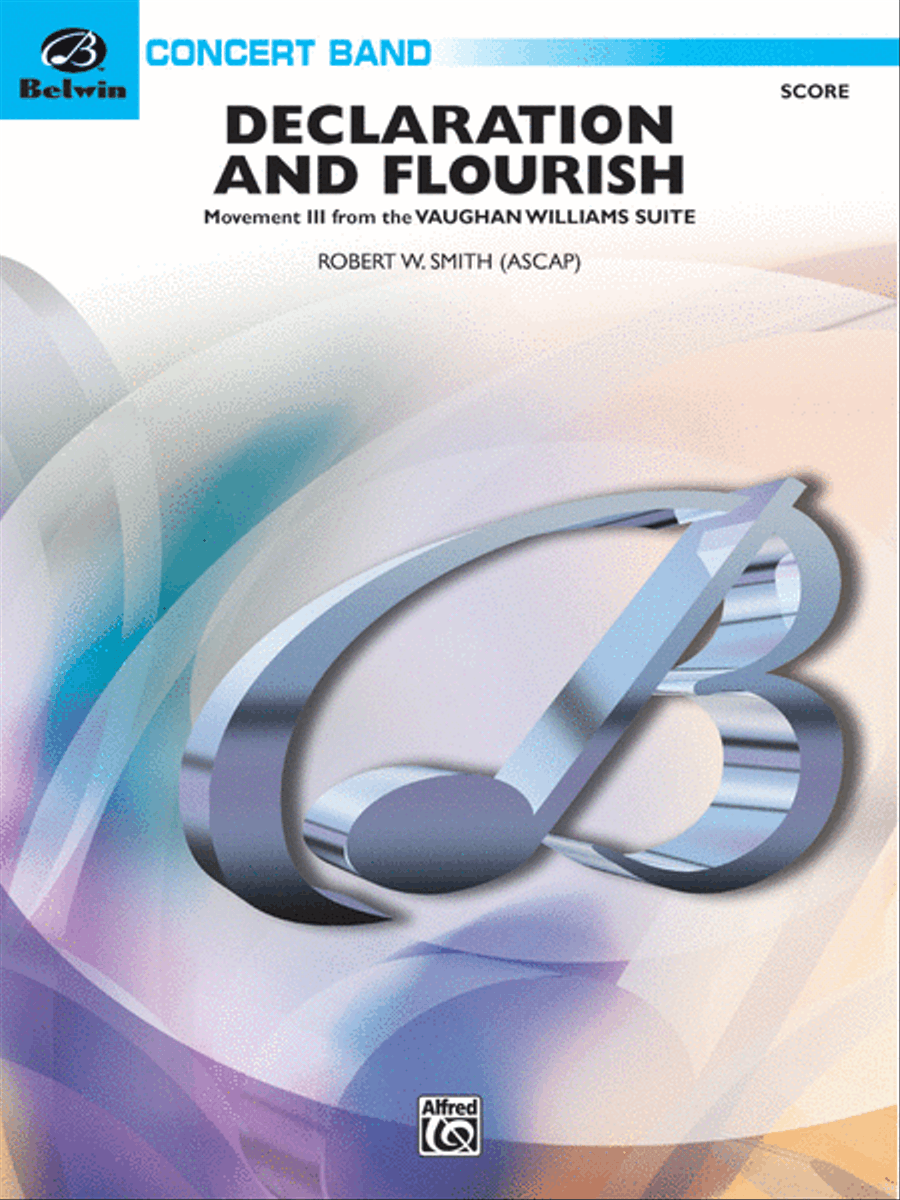 Book cover for Declaration and Flourish (Movement III from the Vaughan Williams Suite)