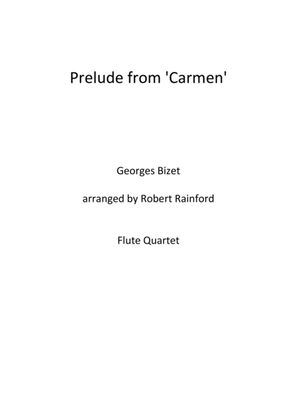 Book cover for Prelude from Carmen