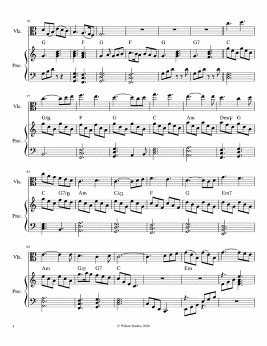 Come Thou Long-Expected Jesus--viola solo image number null