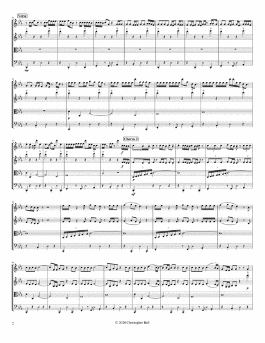 The Box String Quartet scores gallery preview page 3