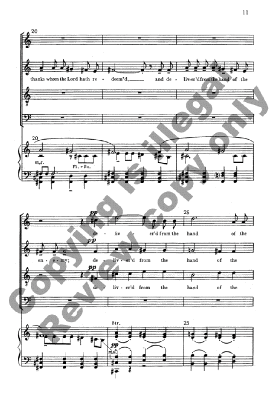 A Psalm Of Thanksgiving A Psalm Of Thanksgiving 4-Part scores gallery preview page 30