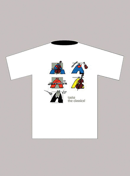 Taste the Classics! T-Shirt: White (Large)