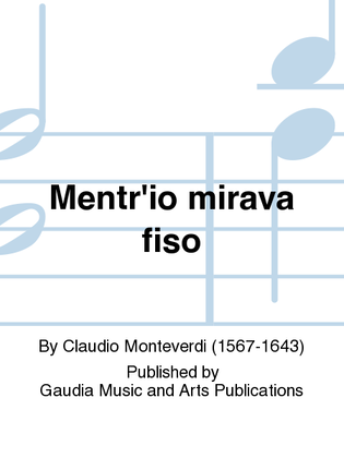 Book cover for Mentr'io mirava fiso