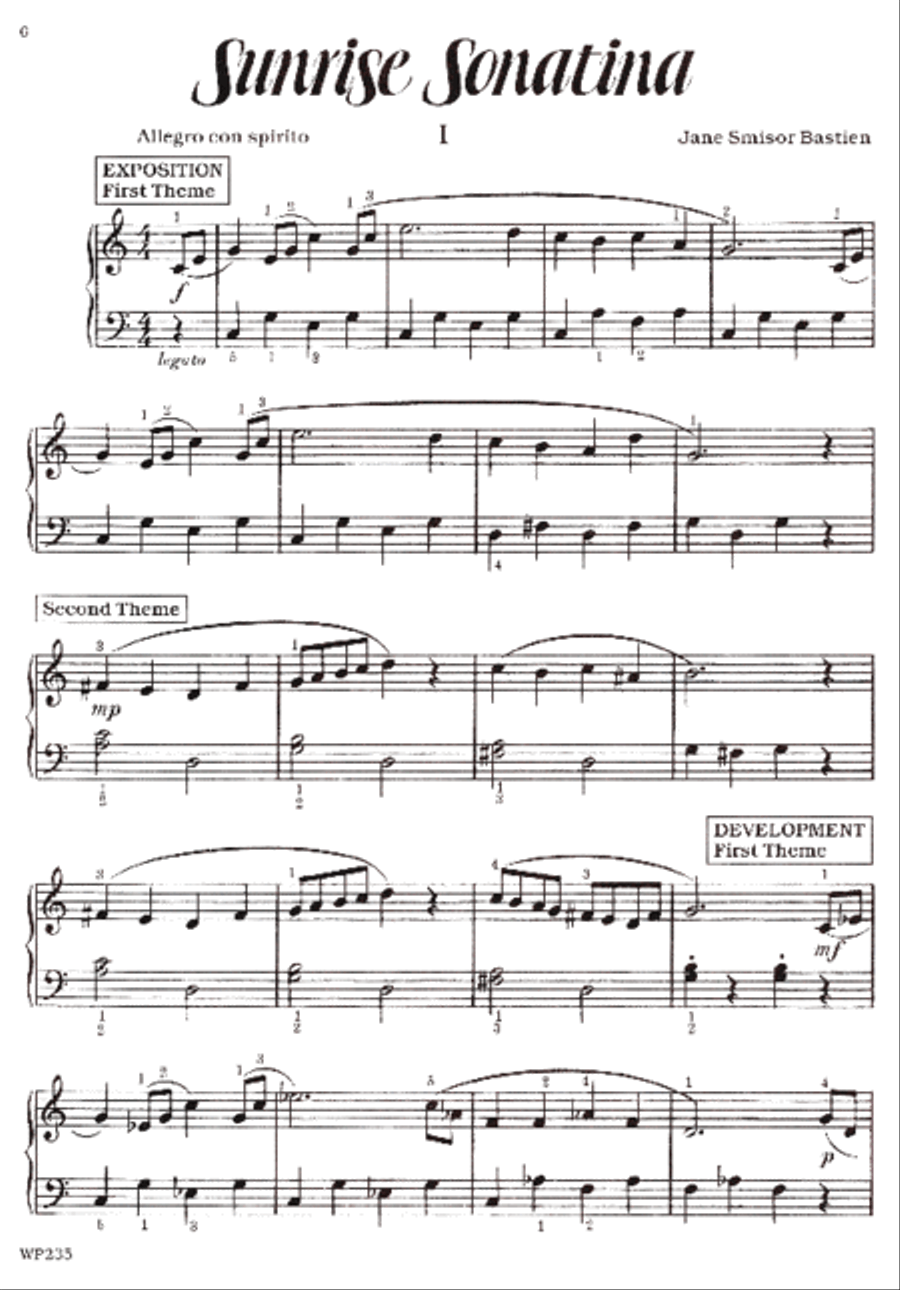 Two Sonatinas Piano Method scores gallery preview page 2