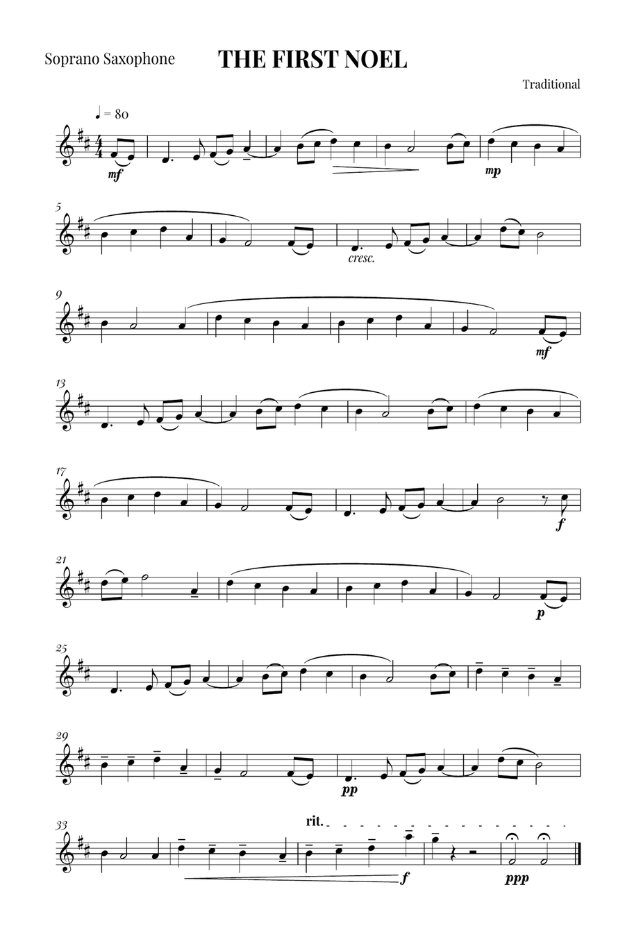 The first Noel Woodwind Quartet scores gallery preview page 4