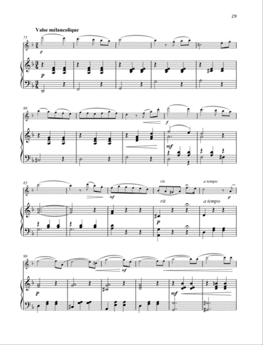 Russian Musical Evening Flute Solo scores gallery preview page 4