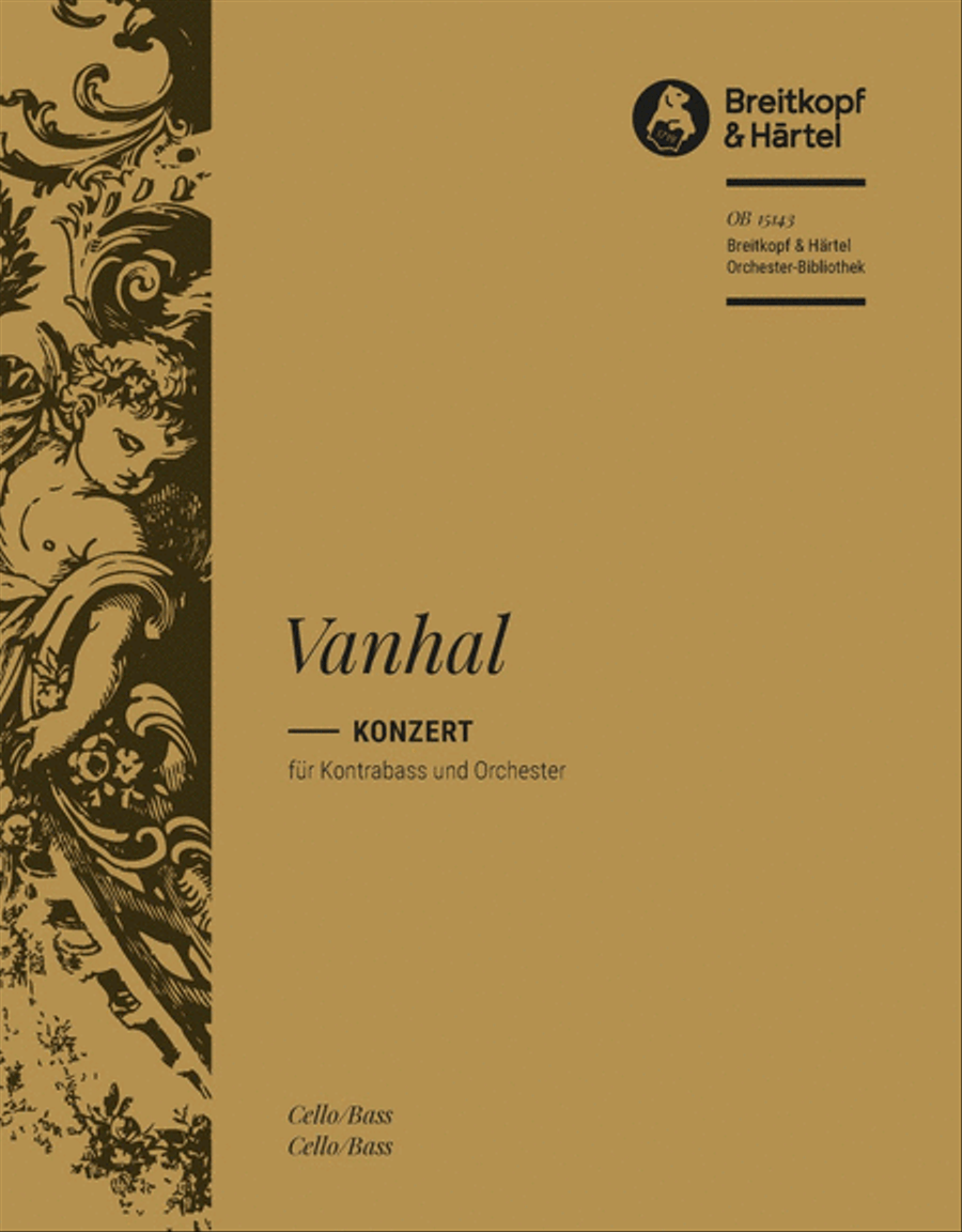 Double Bass Concerto Orchestra scores gallery preview page 1